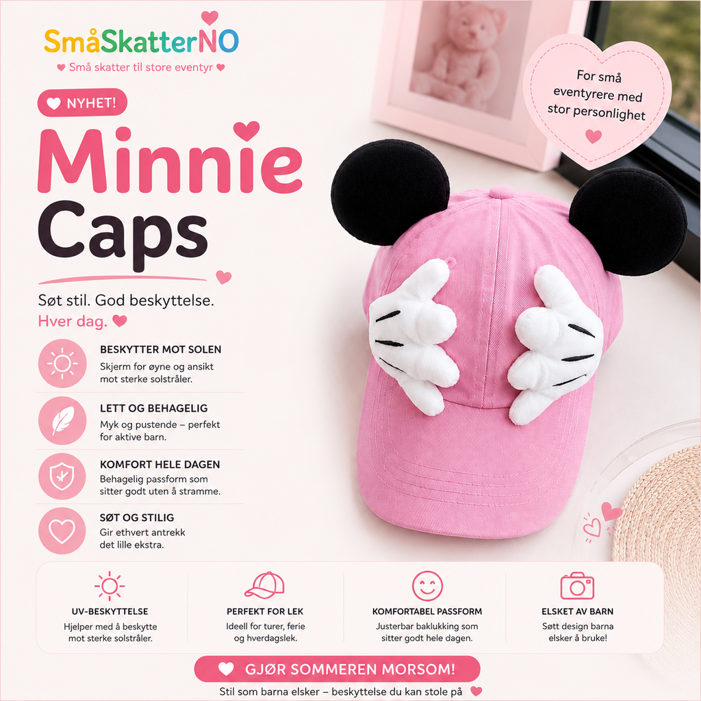 Minnie Caps Rosa 🎀