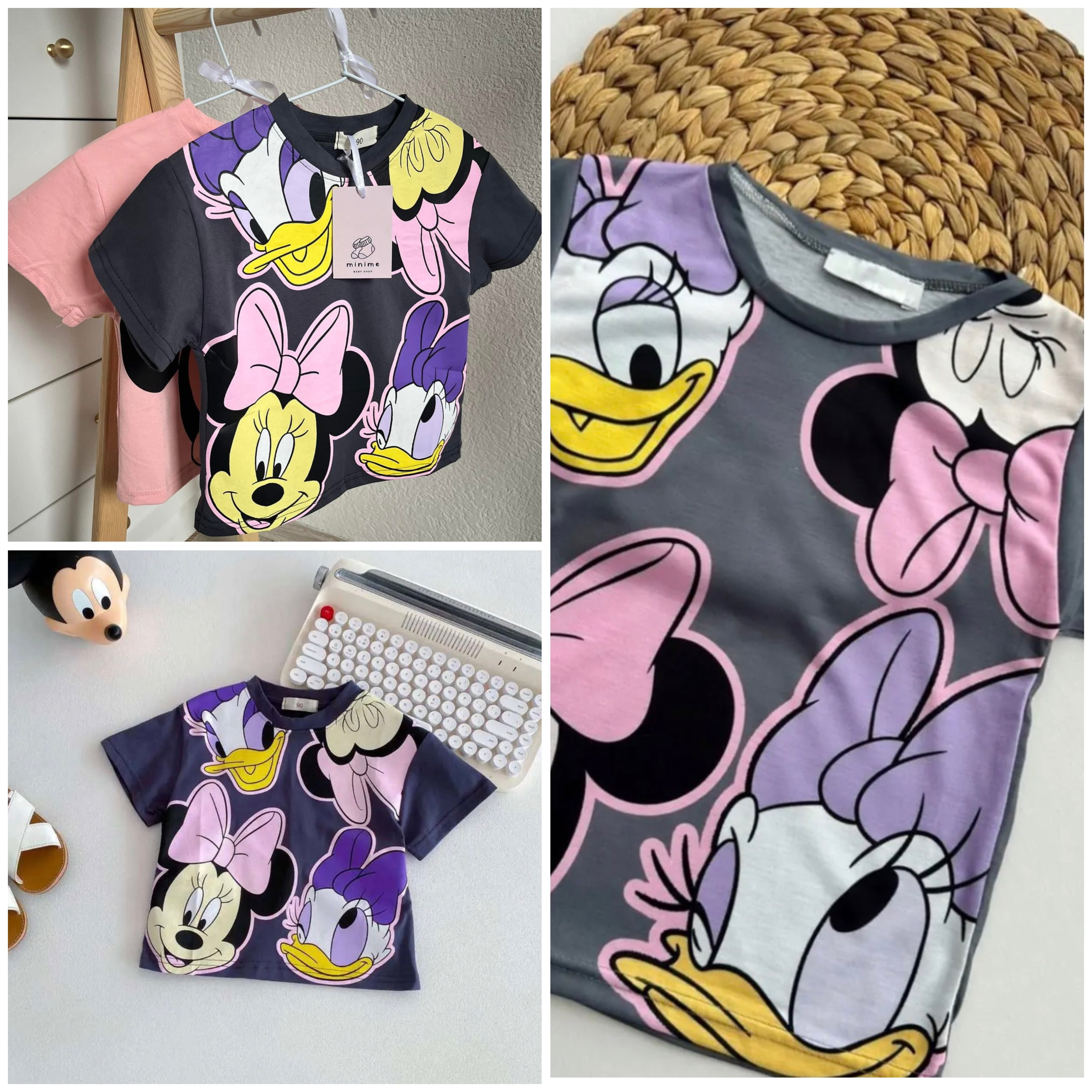 💜 Minnie & Daisy Sommer T-skjorte